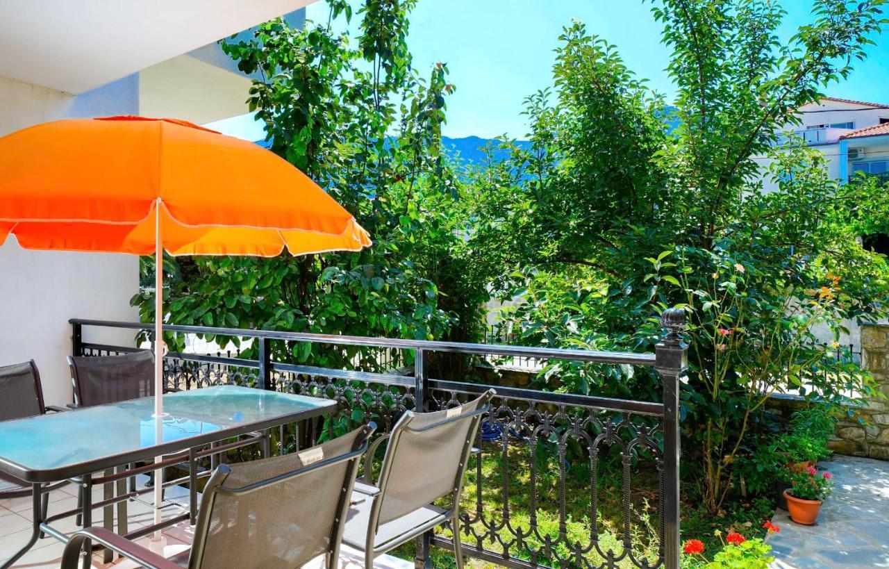 Green Apartments Skala Potamia  Bagian luar foto